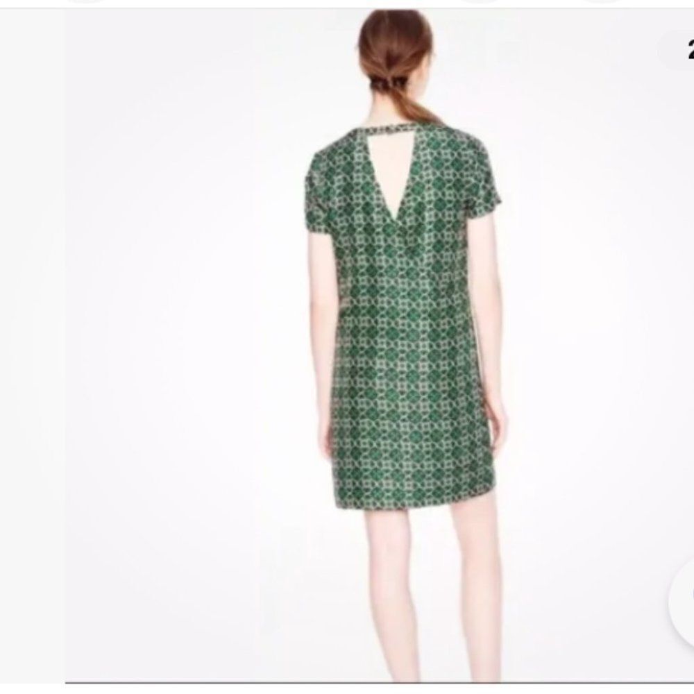 J Crew "Swoop" Silk A-Line Dress Size 6 - Picture 12 of 15